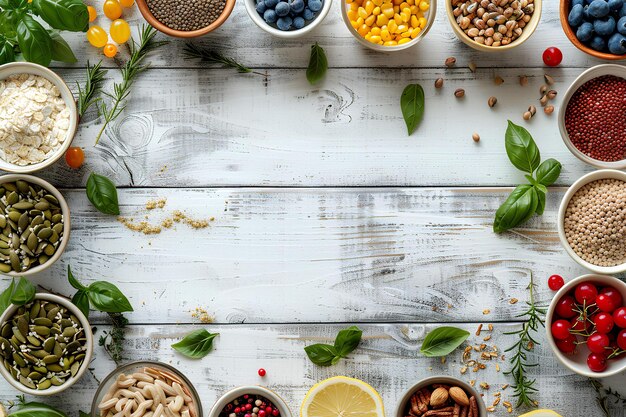 Zestaw składników na kuchennym stole